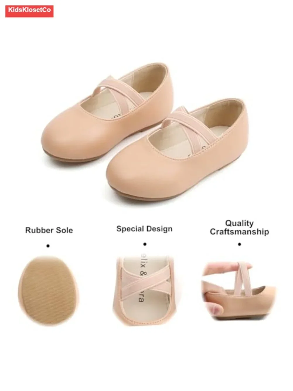 Toddler Girl Dress Shoes Ballet Mary Jane Flats Party School Wedding
